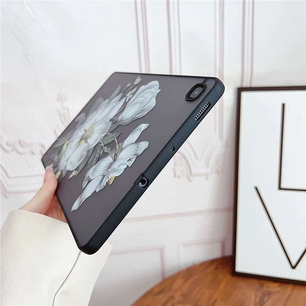 For Samsung Galaxy Tab S6 Lite (2024) / S6 Lite (2022) / S6 Lite (2020) P610 P615 Case PC+TPU Tablet Cover - Saffron - 6