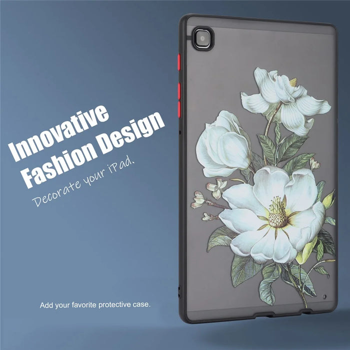For Samsung Galaxy Tab A7 Lite 8.7-inch T220 T225 Tablet Case PC+TPU Skin-touch Cover - Jasmine - 5