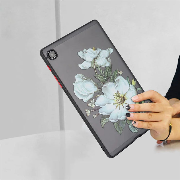 For Samsung Galaxy Tab A7 Lite 8.7-inch T220 T225 Tablet Case PC+TPU Skin-touch Cover - Jasmine - 7