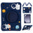 For Samsung Galaxy Tab A11+ / A9+ Case Silicone + PC Tablet Kickstand Cover with Lanyard - 1