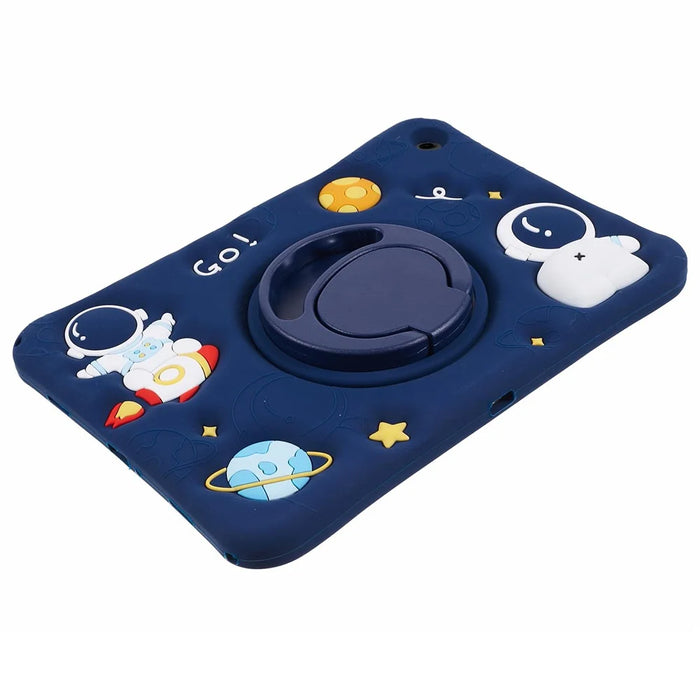 For Samsung Galaxy Tab A11+ / A9+ Case Silicone + PC Tablet Kickstand Cover with Lanyard - 6