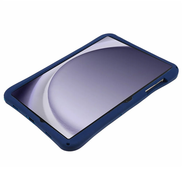 For Samsung Galaxy Tab A11+ / A9+ Case Silicone + PC Tablet Kickstand Cover with Lanyard - 7