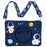 For Samsung Galaxy Tab A8 10.5 (2021) / (2022) Kickstand Case Astronaut Design Tablet Cover with Lanyard - 2