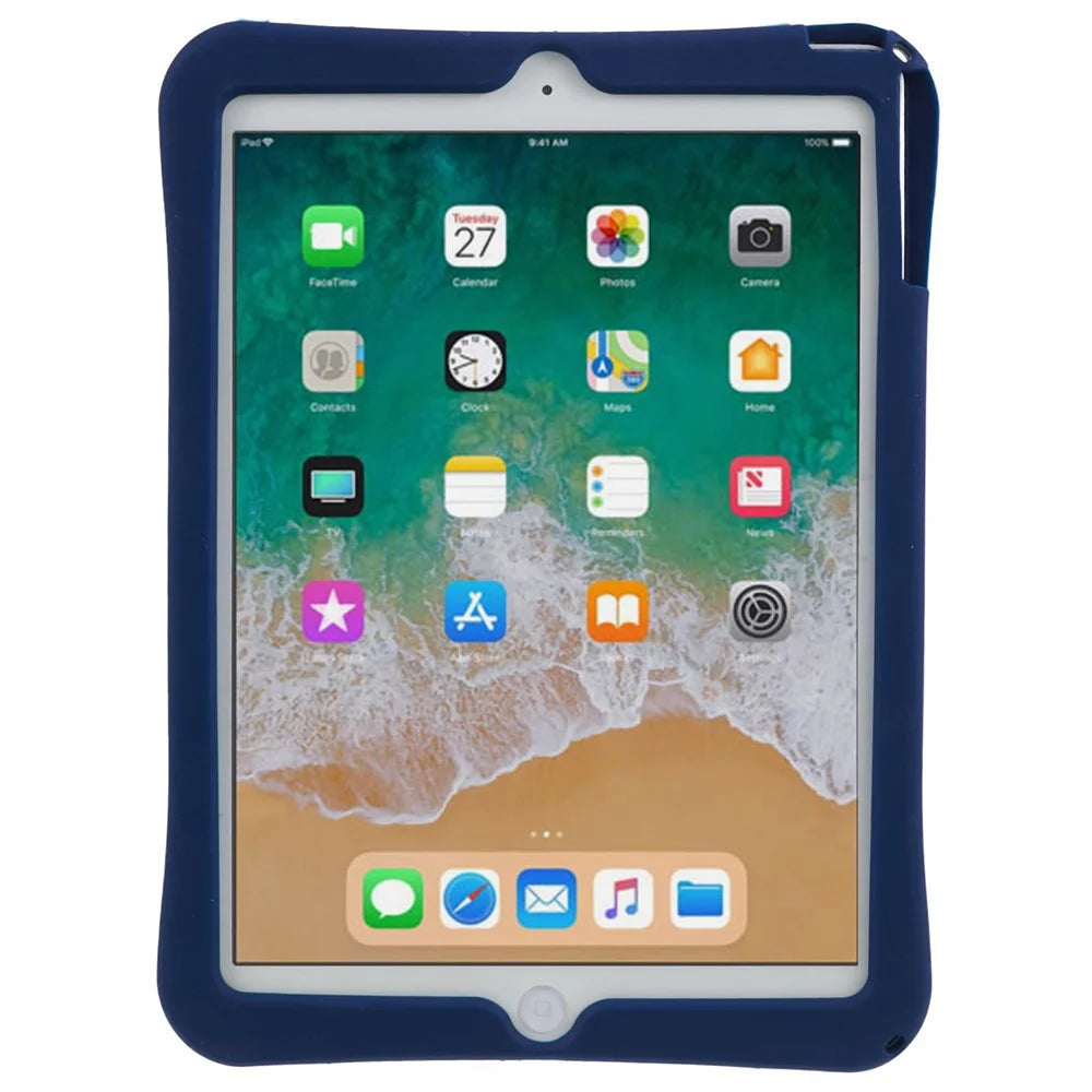 For iPad 9.7-inch (2017) / (2018) / iPad Air (2013) / Air 2 Case Kickstand Tablet Cover with Lanyard - 3