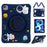 For iPad Air (2020) / (2022) Protective Kickstand Case Astronaut Design Silicone Tablet Cover with Strap - 1