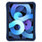 For iPad Air (2020) / (2022) Protective Kickstand Case Astronaut Design Silicone Tablet Cover with Strap - 3