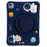 For iPad Air (2020) / (2022) Protective Kickstand Case Astronaut Design Silicone Tablet Cover with Strap - 4