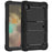For Samsung Galaxy Tab A11 / A9 Kickstand Cover Silicone + PC Defender Shockproof Tablet Case - Black - 2