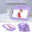 For Samsung Galaxy Tab A11 / A9 Case EVA Tablet Cover Anti-Drop Kickstand Case with Grip Handle - Purple - 2