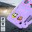 For Samsung Galaxy Tab A11 / A9 Case EVA Tablet Cover Anti-Drop Kickstand Case with Grip Handle - Purple - 5
