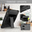For Samsung Galaxy Tab S9+ / Tab S9 FE+ Rugged Cover T-Shaped Kickstand Protective Tablet Case - Black - 3