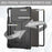 For Samsung Galaxy Tab S9+ / Tab S9 FE+ Rugged Cover T-Shaped Kickstand Protective Tablet Case - Black - 4