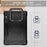 For Samsung Galaxy Tab S9+ / Tab S9 FE+ Case Rotating Kickstand Tablet Cover with Shoulder Strap - Black - 5
