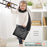 For Samsung Galaxy Tab S9+ / Tab S9 FE+ Case Rotating Kickstand Tablet Cover with Shoulder Strap - Black - 7