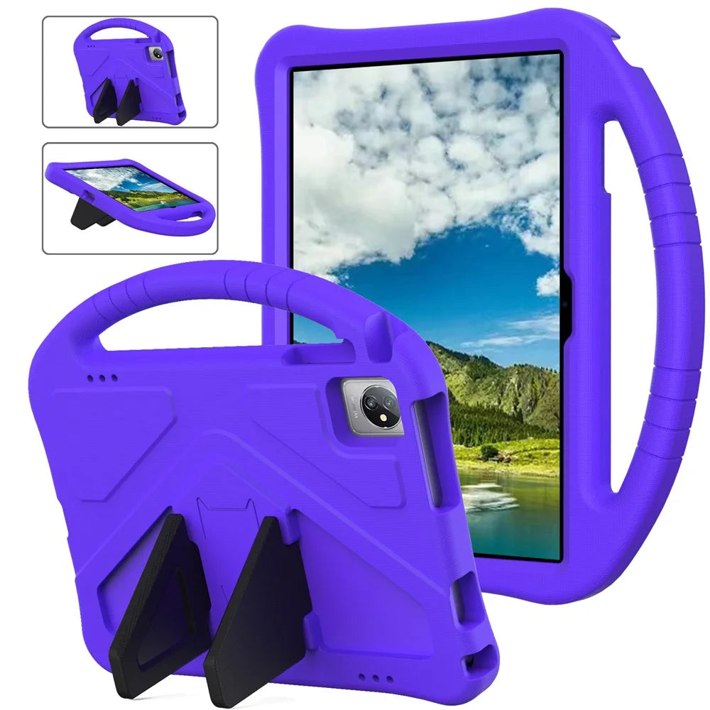 Cover for Blackview Tab 8 / Tab 70 / 7 / Oscal Pad 60 / Teclast M40 Pro / M40 Plus / M40 SE / M40 / P40S / P30S / P20S / P20HD / P40HD EVA Case - Purple - 1