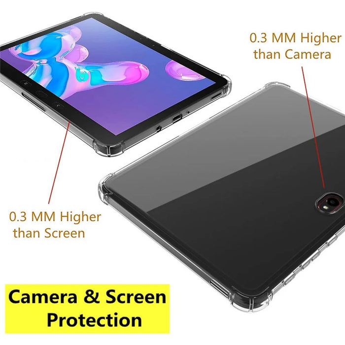 For Samsung Galaxy Tab Active5 Pro / Active4 Pro / Active Pro Clear Tablet Case Reinforced Corners TPU Cover - 5