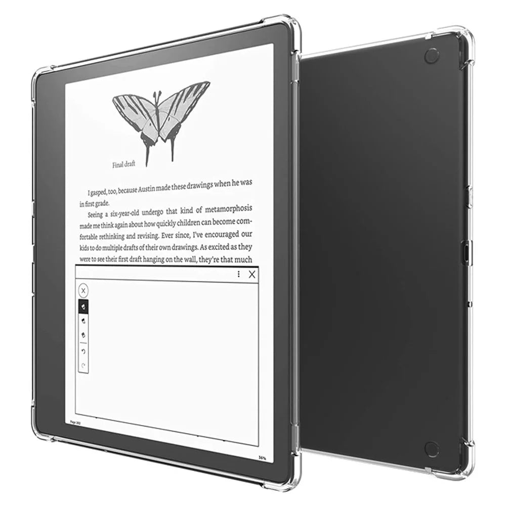 For Amazon Kindle Scribe TPU Case Anti-drop E-reader Transparent Cover - 2