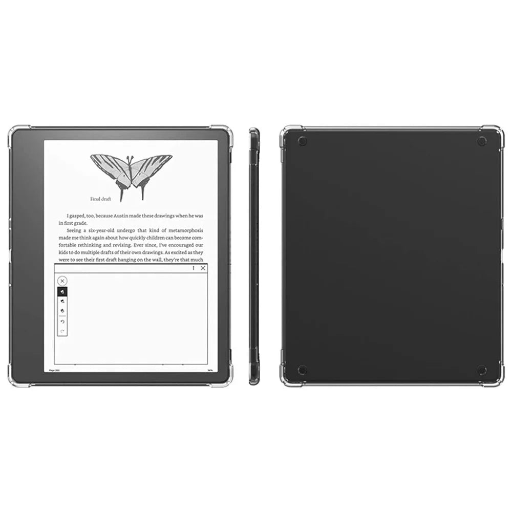For Amazon Kindle Scribe TPU Case Anti-drop E-reader Transparent Cover - 6