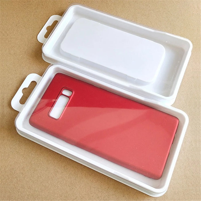 50Pcs Size L Packaging Boxes for Phone Case PC+PVC Storage Boxes with Clear Window, 19.3 x 8.8cm - 2