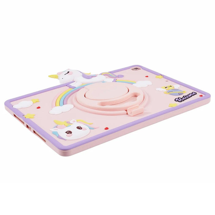 For iPad 10.2 (2021) / (2020) / (2019) / Air 10.5 inch (2019) / Pro 10.5-inch (2017) Case Cartoon Horse Rotary Kickstand Cover - 7