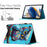 For Samsung Galaxy Tab A11 / A9 Case Pattern Printing Card Holder PU Leather Cover - Owl - 5