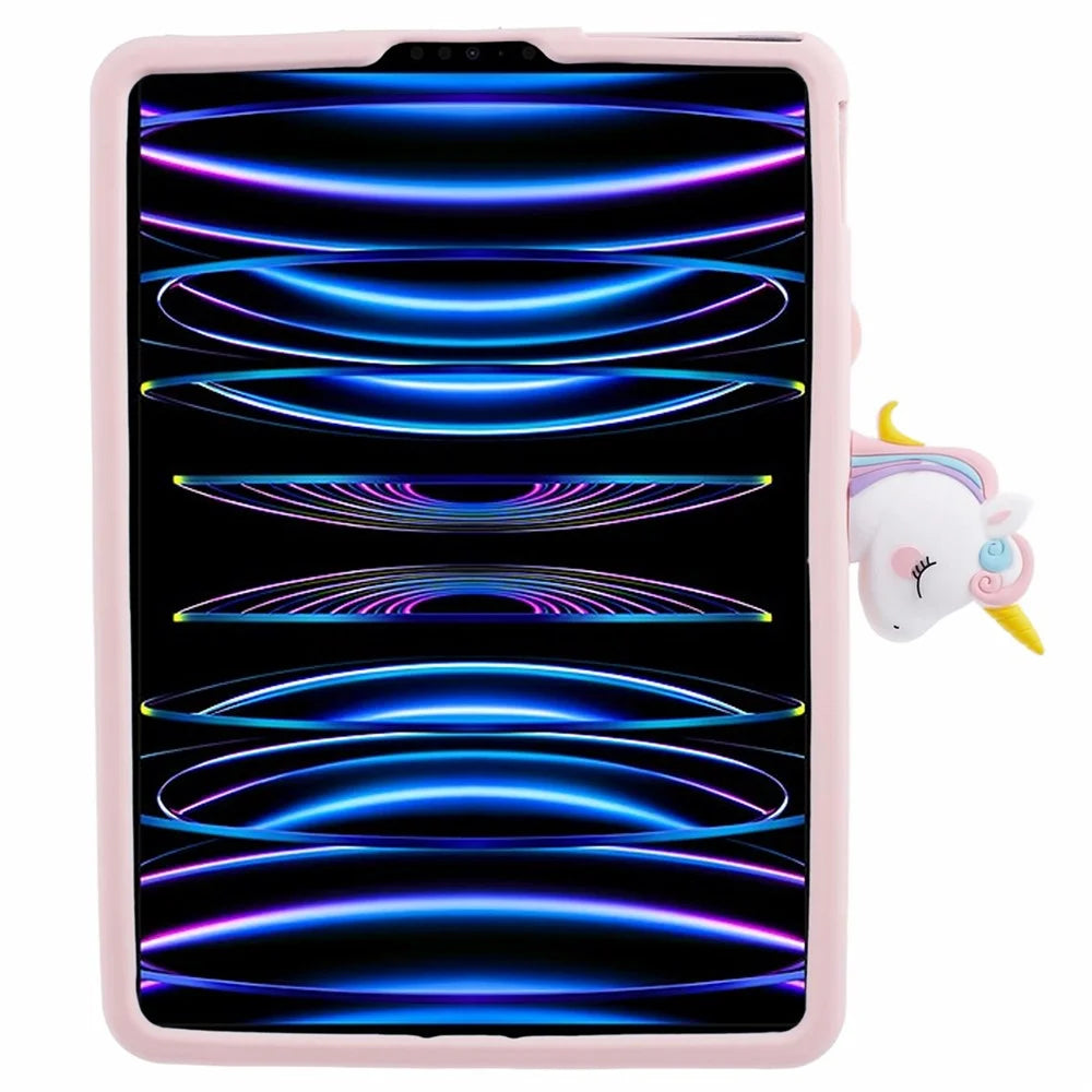 For iPad Air 11 (2026) / (2025) / (2024) / Air (2020) / (2022) / Pro 11 (2024) / (2020) / (2021) / (2022) Kickstand Case Horse Anti-Drop Tablet Cover - 3