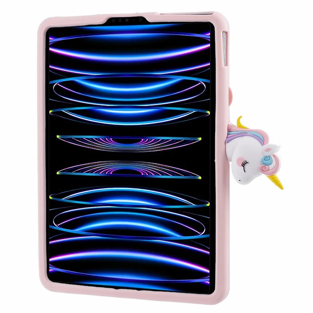 For iPad Air 11 (2026) / (2025) / (2024) / Air (2020) / (2022) / Pro 11 (2024) / (2020) / (2021) / (2022) Kickstand Case Horse Anti-Drop Tablet Cover - 4
