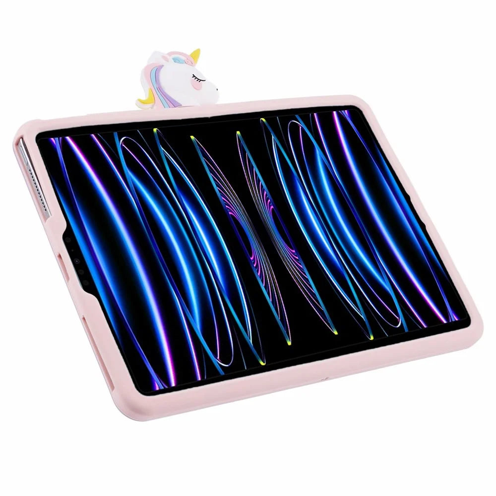 For iPad Air 11 (2026) / (2025) / (2024) / Air (2020) / (2022) / Pro 11 (2024) / (2020) / (2021) / (2022) Kickstand Case Horse Anti-Drop Tablet Cover - 6