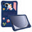 For Samsung Galaxy Tab A11 / A9 Case Kickstand Silicone + PC Astronaut Design Tablet Cover - 1