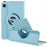For Samsung Galaxy Tab A11 / A9 Case PU Leather Rotating Stand Tablet Cover - Baby Blue - 1