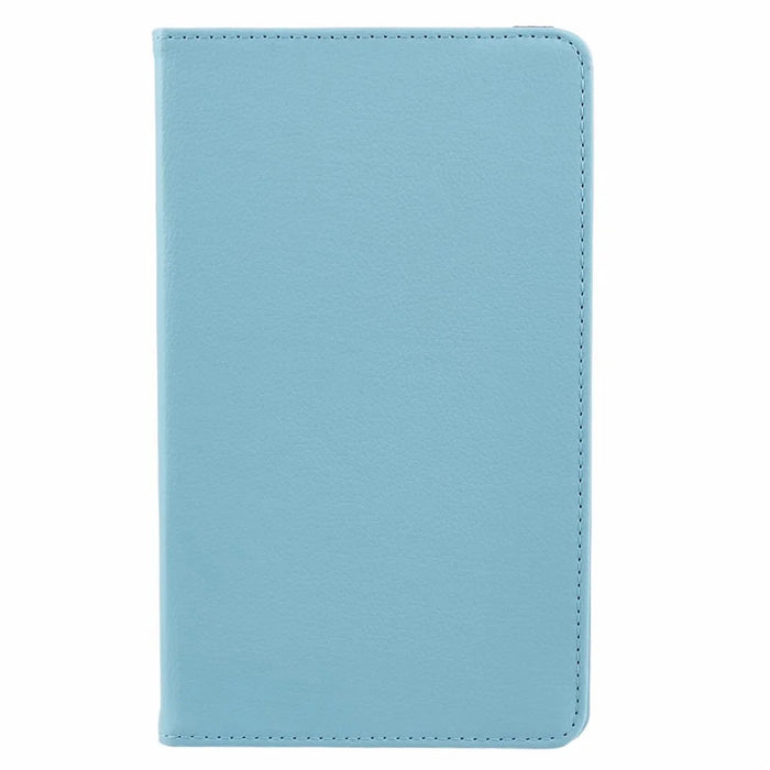 For Samsung Galaxy Tab A11 / A9 Case PU Leather Rotating Stand Tablet Cover - Baby Blue - 3