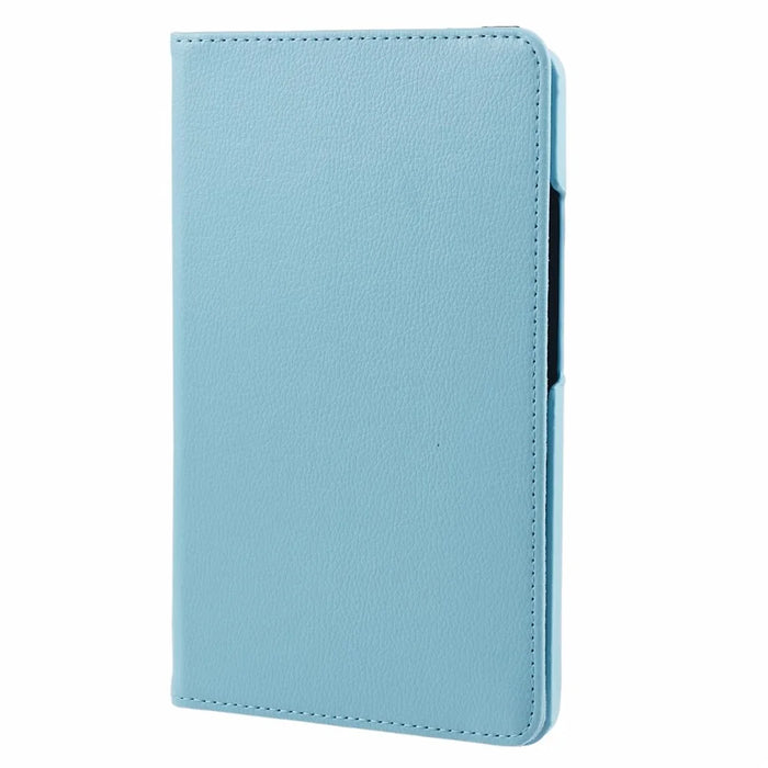 For Samsung Galaxy Tab A11 / A9 Case PU Leather Rotating Stand Tablet Cover - Baby Blue - 4