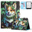 For Amazon Kindle 11th (2024) / 6'' (2022) Case Pattern Printing Leather Wallet E-Reader Cover - Corgi - 1
