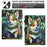For Amazon Kindle 11th (2024) / 6'' (2022) Case Pattern Printing Leather Wallet E-Reader Cover - Corgi - 6