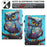 For Amazon Kindle Paperwhite 5 (2021) Case Stylish Pattern Leather Wallet E-reader Cover - Owl - 6