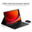 For Samsung Galaxy Tab S10 Ultra / S9 Ultra / S8 Ultra Case PU Leather Pen Slot Tablet Cover + Bluetooth-Compatible Keyboard with Touchpad - 2