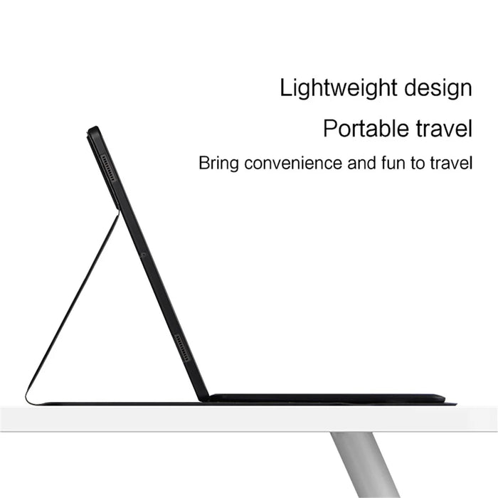 For Samsung Galaxy Tab S10 Ultra / S9 Ultra / S8 Ultra Case PU Leather Pen Slot Tablet Cover + Bluetooth-Compatible Keyboard with Touchpad - 3