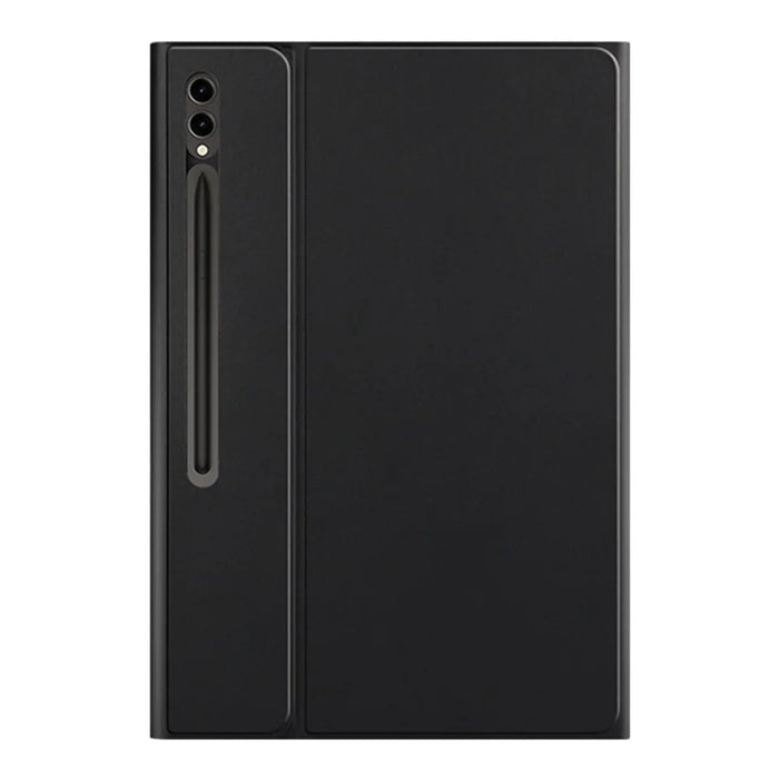 For Samsung Galaxy Tab S10 Ultra / S9 Ultra / S8 Ultra Case PU Leather Pen Slot Tablet Cover + Bluetooth-Compatible Keyboard with Touchpad - 6