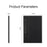 For Samsung Galaxy Tab S10 Ultra / S9 Ultra / S8 Ultra Case PU Leather Pen Slot Tablet Cover + Bluetooth-Compatible Keyboard with Touchpad - 7