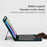 For iPad (2025) / 10.9 (2022) Leather Case + Bluetooth-Compatible Keyboard with Backlight Trackpad - Black - 7