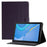 For Samsung Galaxy Tab A9+ Dustproof Tablet Case Card Holder PU Leather Shell Cover - Purple - 1