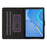 For Samsung Galaxy Tab A9+ Dustproof Tablet Case Card Holder PU Leather Shell Cover - Purple - 2