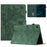 Imprinted Shell for Samsung Galaxy Tab A9 Case Card Slot PU Leather Stand Tablet Cover - Green - 1