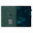 Imprinted Shell for Samsung Galaxy Tab A9 Case Card Slot PU Leather Stand Tablet Cover - Green - 2