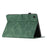 Imprinted Shell for Samsung Galaxy Tab A9 Case Card Slot PU Leather Stand Tablet Cover - Green - 4