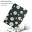 For Samsung Galaxy Tab A9 Case Pattern Printing Card Holder Tablet Leather Cover - Daisy - 4