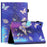 For Samsung Galaxy Tab A9 PU Leather Case Folio Stand Pattern Tablet Cover with Card Slots - Butterfly - 1