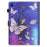 For Samsung Galaxy Tab A9 PU Leather Case Folio Stand Pattern Tablet Cover with Card Slots - Butterfly - 7