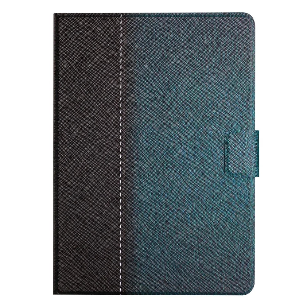 For Samsung Galaxy Tab A9+ PU Leather Stand Cover Pattern Printing Tablet Case - Green - 6