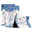 For Samsung Galaxy Tab A9 Smart Cover PU Leather Cartoon Pattern Stand Tablet Case - Angel Kitty - 1